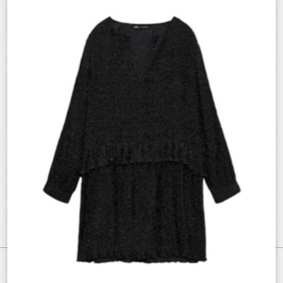 ZARA MICRO DOT MINI DRESS - Picture 4 of 5